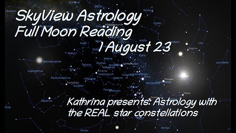SkyView Astrology: Dark Moon Reading 1 August 2023