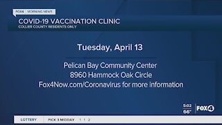 Vaccination clinic Pelican Bay Community Center
