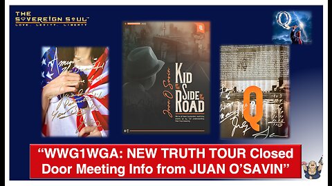 🔥WWG1WGA: JUAN O’SAVIN TRUTH TOUR Q Team Updates on Trump Arrest, Ukraine War, & Coming World Events