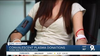 Red Cross in southern Arizona sees need for convalescent plasma donations