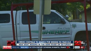 Authorities searching for three missing people in Kern River as of Sunday