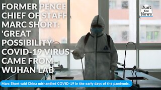 Former Pence Chief of Staff Marc Short: 'Great possibility' COVID-19 virus came from Wuhan lab