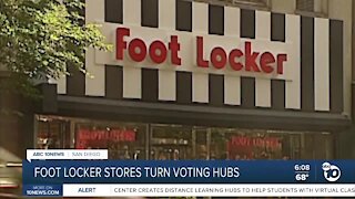 Foot Locker turning into voting hubs