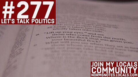 Bible Q-n-A 277: Let's Talk Politics