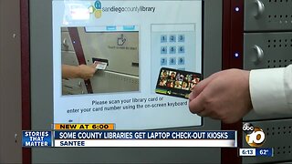 San Diego County libraries adding laptop kiosks