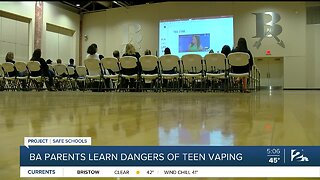 Broken Arrow School parents learn dangers of teen vaping