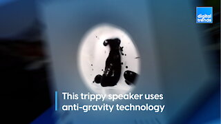 This trippy speaker uses anti-gravity technology