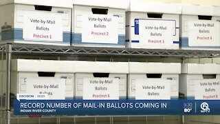 Record number of mail-in ballots submitted in Indian River County