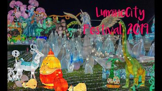 LuminoCity Light Festival 2019 on Randalls Island in New York.