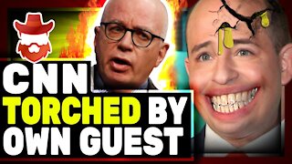 CNN TORCHED By Guest Of Brian Stelter & Hilarity Follows
