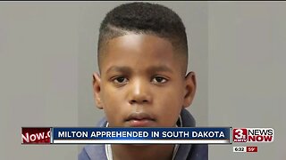 Milton apprehended in South Dakota