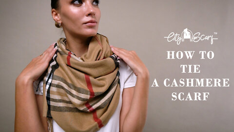 How to tie a cashmere scarf