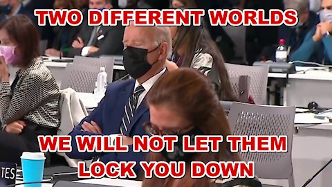 TRUMP / BIDEN LIVING IN TWO DIFFERENT WORLDS - WE WILL NOT LET THEM LOCK YOU DOWN
