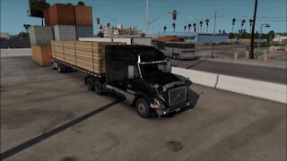Kirim Kayu Pakai Truk Volvo Dari Kota Yuma ke Holbrook American Truck Simulator