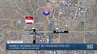 Armed woman shot by Phoenix police