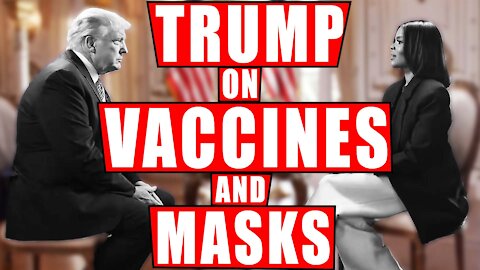 Candace Owens asks Trump About Vaccines and Masks