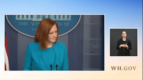 COWARDLY:Psaki Dodges Questions About Biden's View of Court Packing Bill