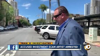 Accused investment scam artist arrested