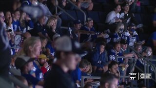 Bolts fans thrilled to be back inside Amalie Arena for playoff hockey