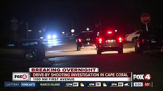 Drive-by shooting investigation in Cape Coral