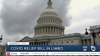 COVID-19 relief bill in limbo
