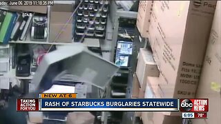 FDLE seeks information in dozens of Starbucks burglaries across Florida
