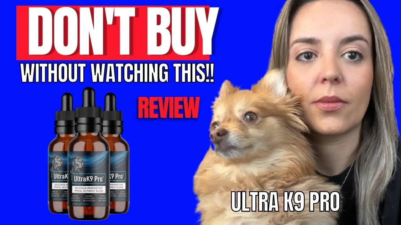 ULTRA K9 PRO – Supplement for Dog 2023 Ultra K9 PRO Review Ultra K9 ...