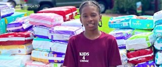 VA 11 year old raises money for struggling parents