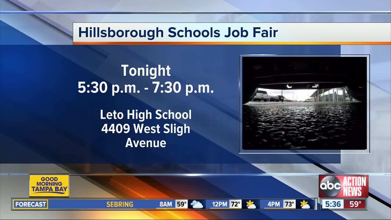 Hillsborough County Schools hiring more than 120 bus drivers