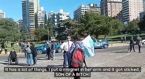 MagnetGate Argentina: 'My mother took the Sputnik and now she has a magnetic arm!'