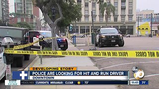 Driver sought in deadly downtown hit-and-run