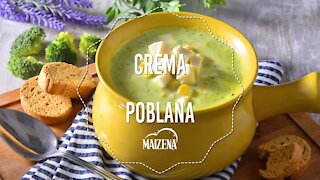 Poblana Cream with Panela Cheese