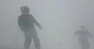 Powerful snowstorm batters Iceland