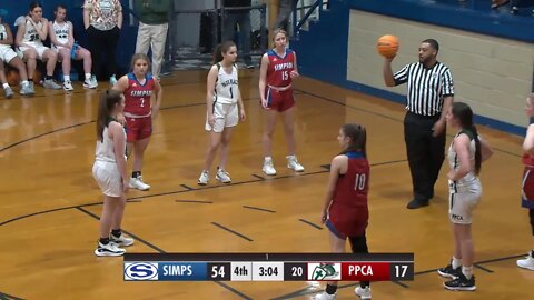 PPCA vs SIMPSON Varsity Girls Basketball