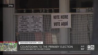 Countdown to the primary election in Arizona