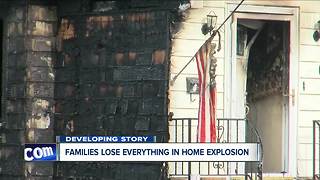 Families lose everything in home explosion