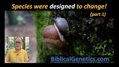 Species Were Designed to Change, part 1, God deliberately and intelligently engineered life to adapt
