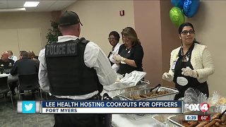 Lee Health shows their appreciation for Fort Myers Police