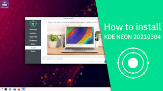 How to install KDE NEON 20210304