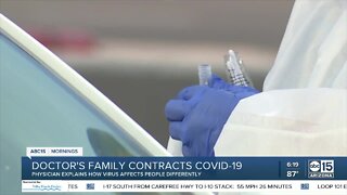 Doctor's entire family contracts COVID-19