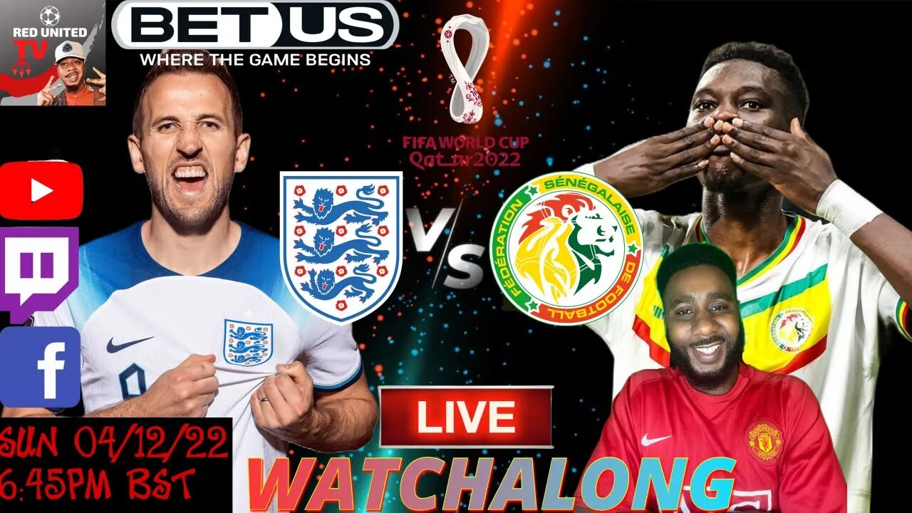 ENGLAND Vs SENEGAL LIVE Stream Watchalong WORLD CUP