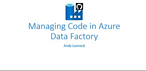 Managing Code in Azure Data Factory