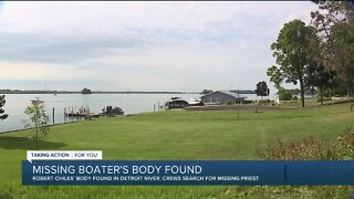 Body of 1 of 2 missing boaters from Grosse Ile recovered in Detroit River