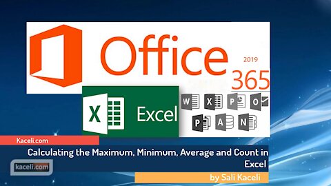Excel 2019 Microsoft 365 Basic Formulas and Functions - A Basic Tutorial on Excel
