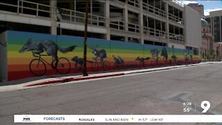 Local artist paints new mural in downtown Tucson