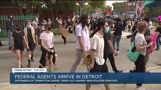 Protesters oppose 'Operation Legend' coming to Detroit