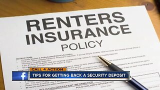 Tips for getting a security deposit back