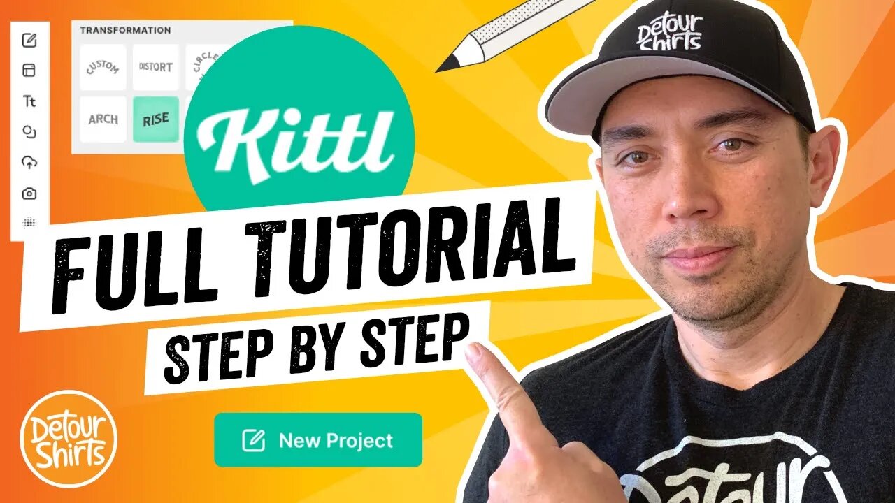 How To Use Kittl For Beginners For Print On Demand |Full Step By Step ...