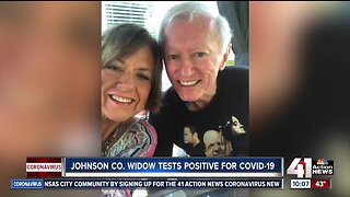Lenexa woman whose husband died from COVID-19 tests positive