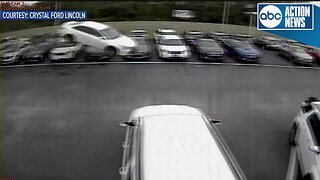 Vehicle flies into car dealership parking lot in Citrus Co.